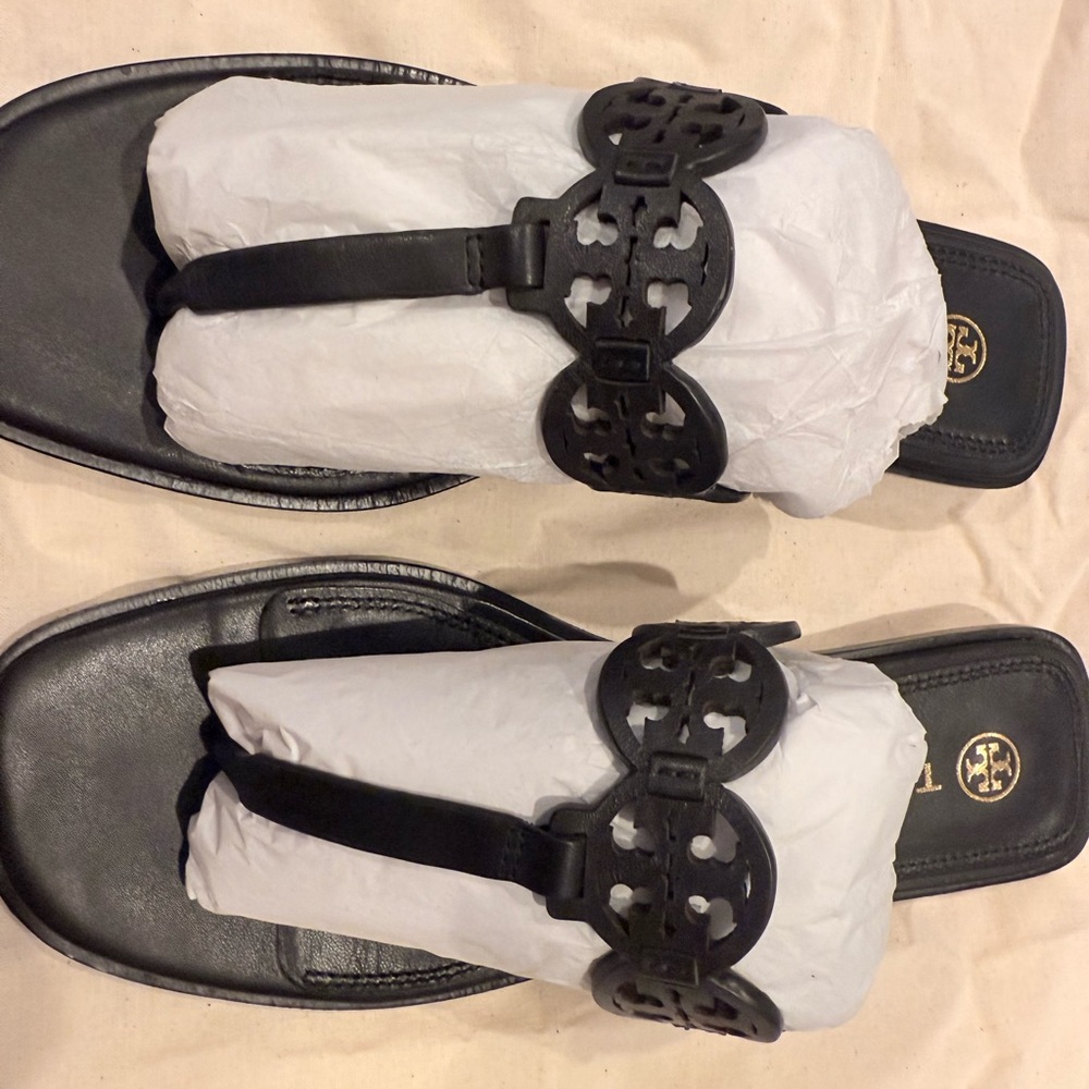 Tory Burch Tiny Miller Sandal - Black
